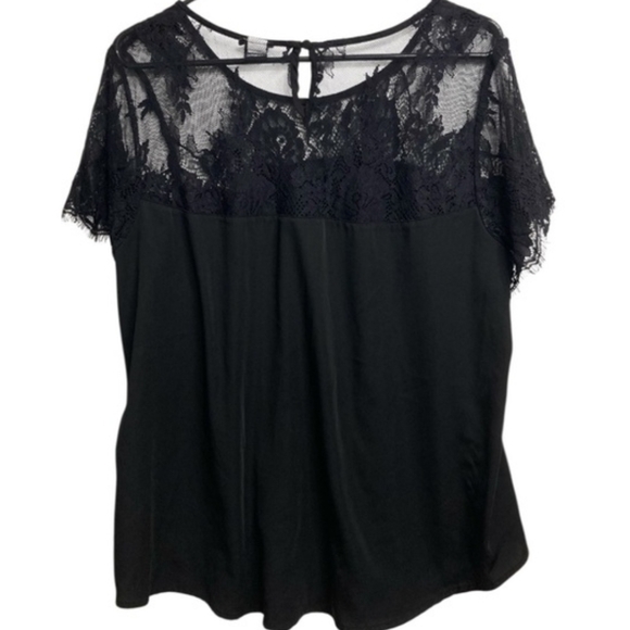 Lace Trim Women's Top - Picture 3 of 7